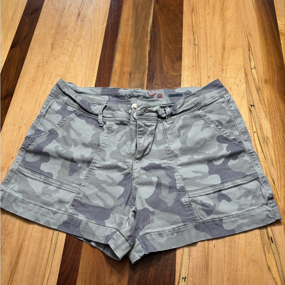 Faded Glory Camouflage Cargo Shorts